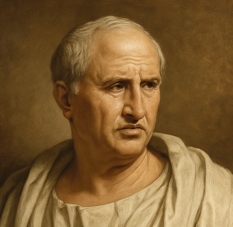 The portrait of Cicero