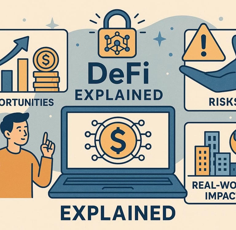 DeFi (Decentralized Finance) Explained: Unlocking the Future of Finance — Opportunities, Risks, and