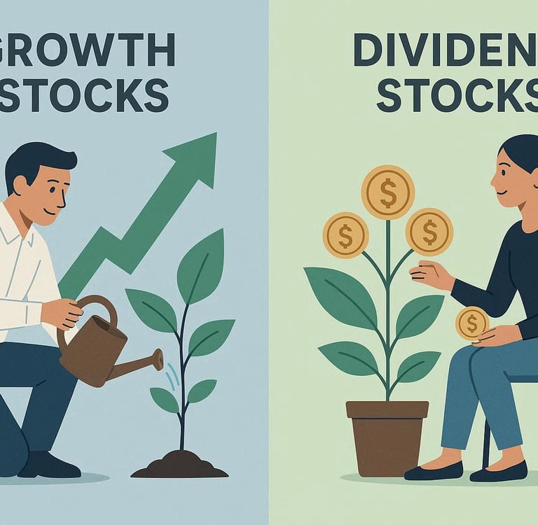 Growth Stocks vs. Dividend Stocks: Finding the Perfect Investment Match for Your Lifestyle