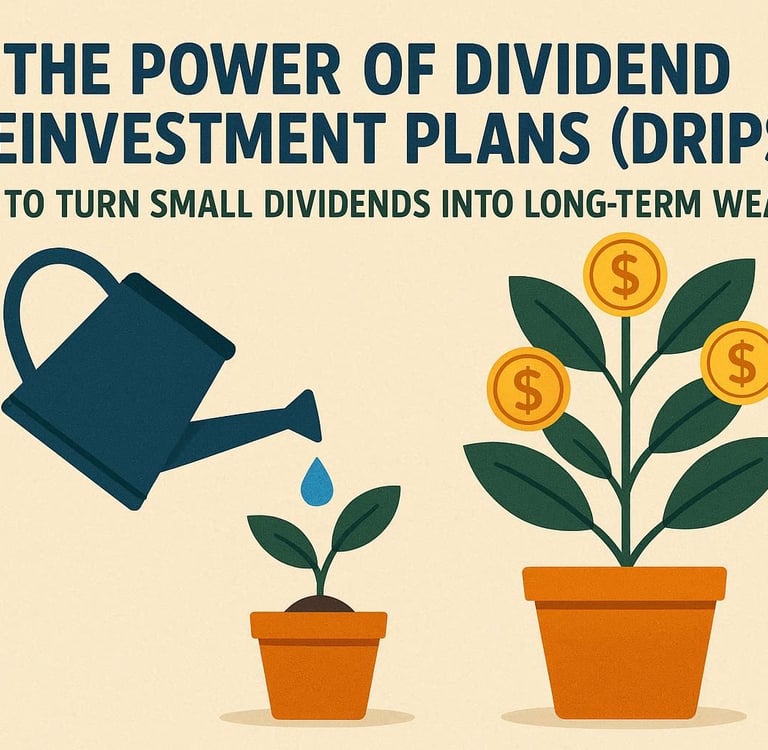 The Power of Dividend Reinvestment Plans (DRIPs): How to Turn Small Dividends into Long-Term Wealth