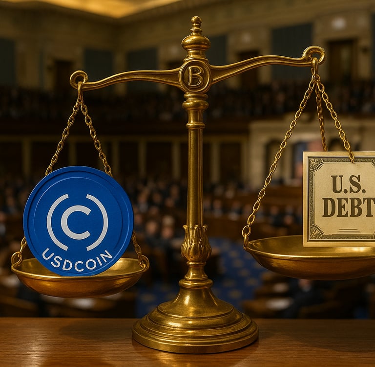 STABLECOIN FINANCE DETTE USA