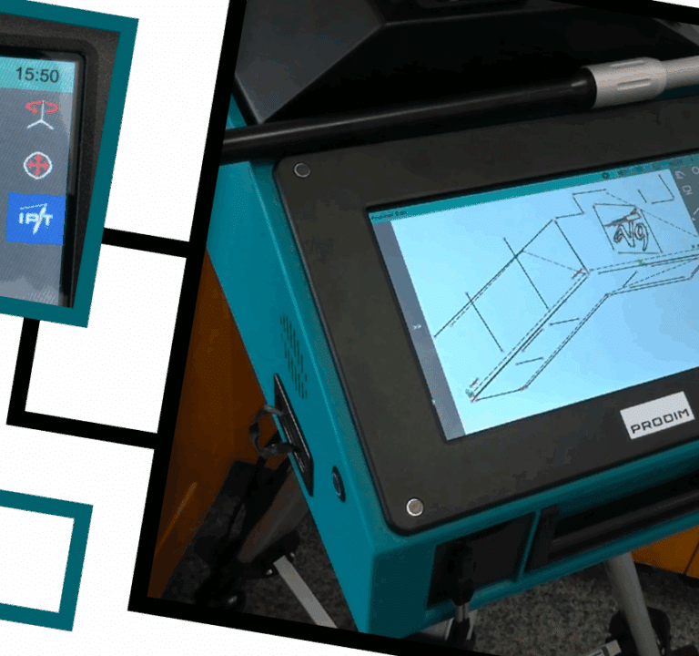 Proliner i ekran koji pokazuje rezultate digitalne izmjere.