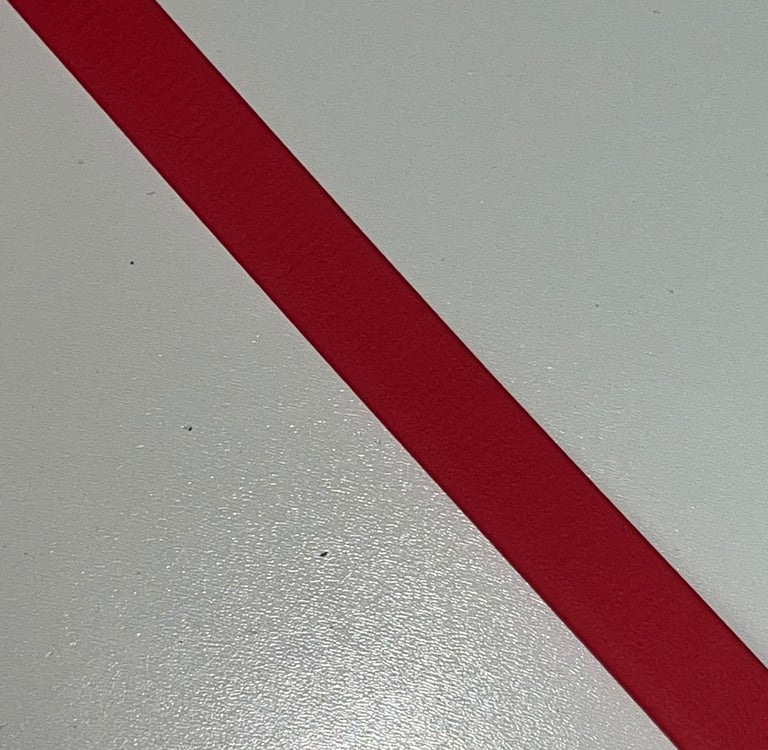 Farbmuster Biothane in Rot, Leine, Halsband, Maulkorb