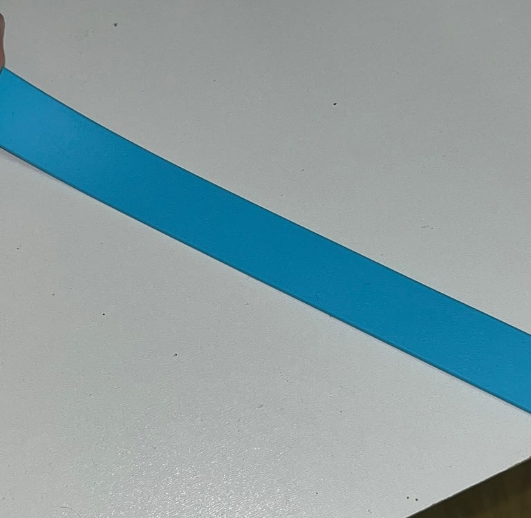 Farbmuster Biothane in Türkis, Leine, Halsband, Maulkorb