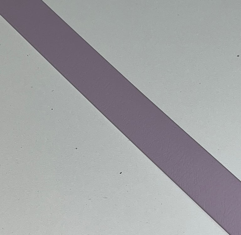 Farbmuster Biothane in Pastell Lila, Leine, Halsband, Maulkorb