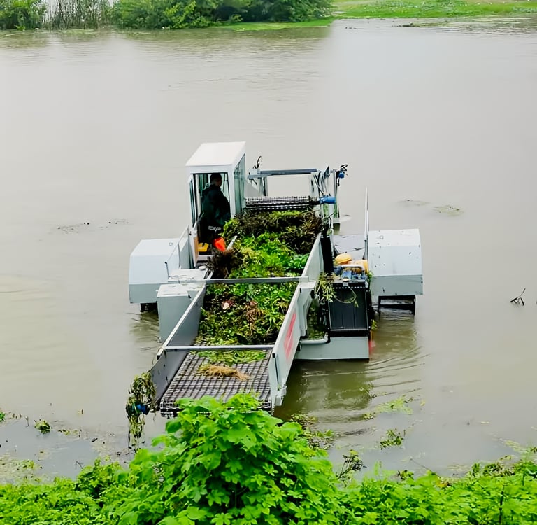 Water Hyacinth Removal Machine