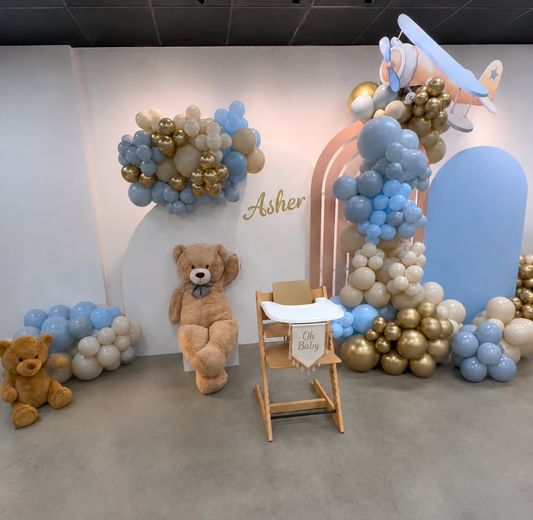 Baby shower decoration at evo space and studio