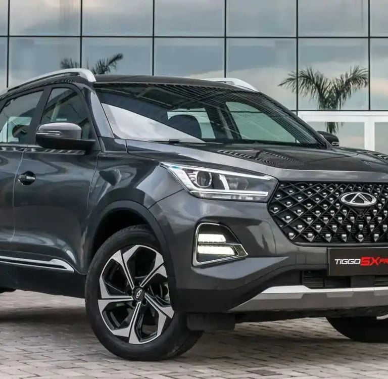 Chery cao tiggo 5x cinza