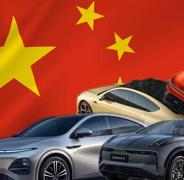 Carros Chineses no mundo