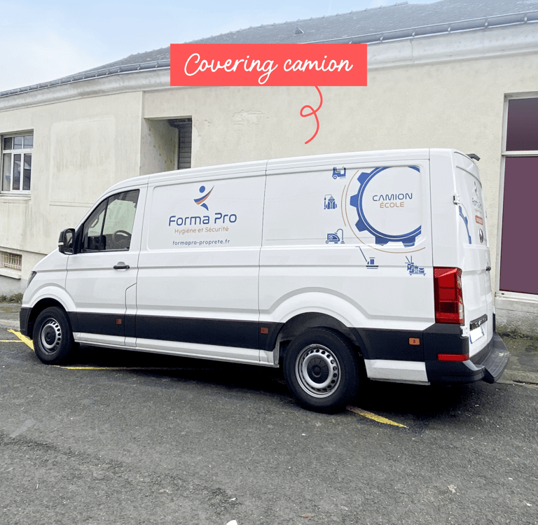 Covering camion - Forma Pro hygiène et sécurité - Amy Atelier Graphique