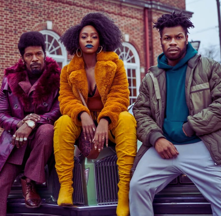 a woman with a bloody face and a bloody face