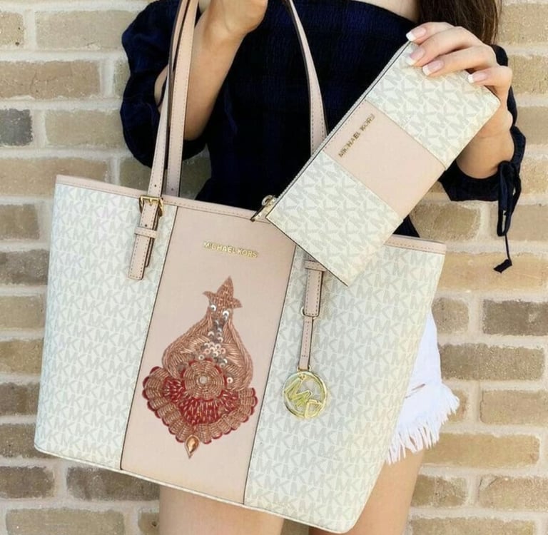 Designer hand-embroidered applique patch for ethnic wear outfit