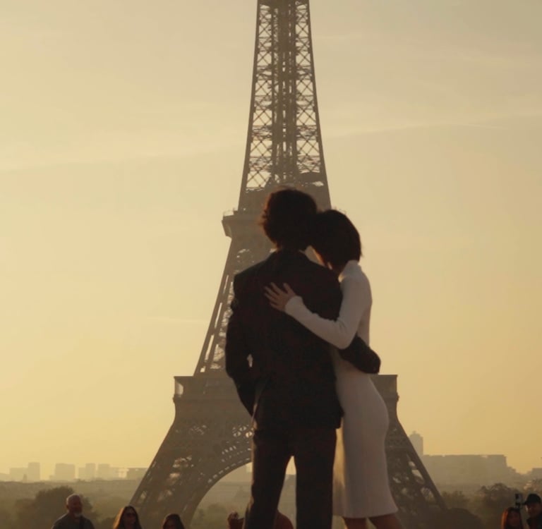 Elopement in Paris wedding travel