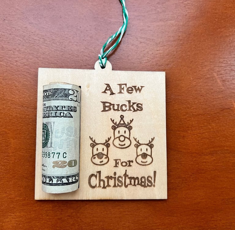 cash ornament
