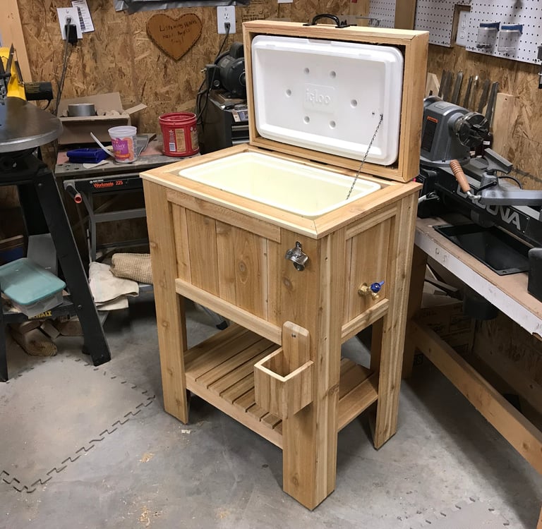 cooler open