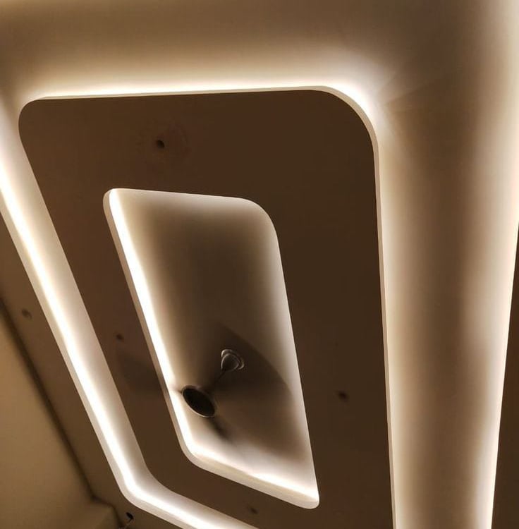 Stylish Living Room Interior Solution and POP Renovation Services in Boisar by trustedfix