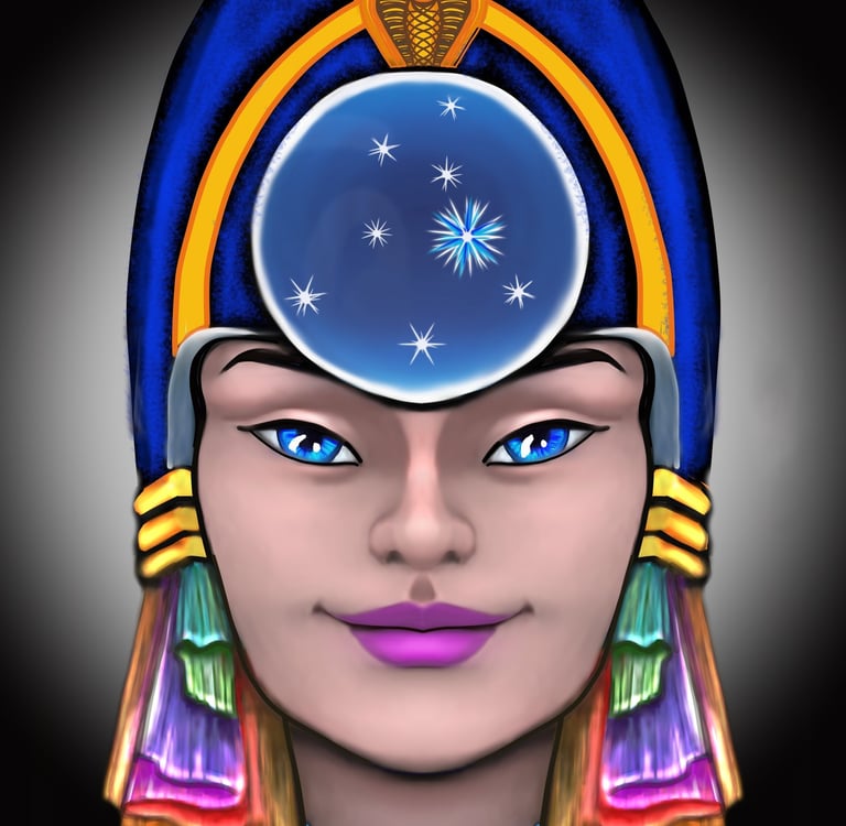 NUT: Diosa del Cielo y las Estrellas.