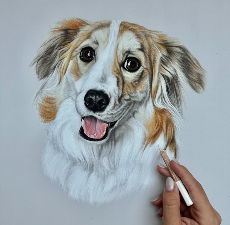 Pet portrait commission