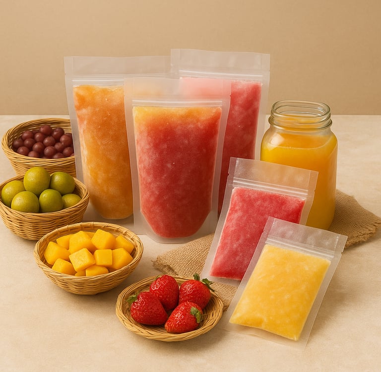 Variety of Pulp Frozen Royal Market products