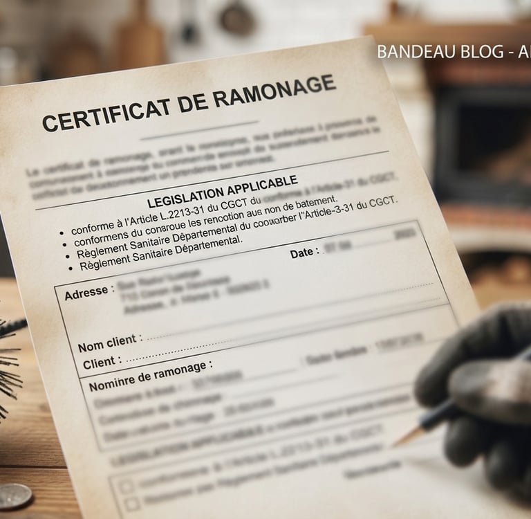 Certificat de ramonage