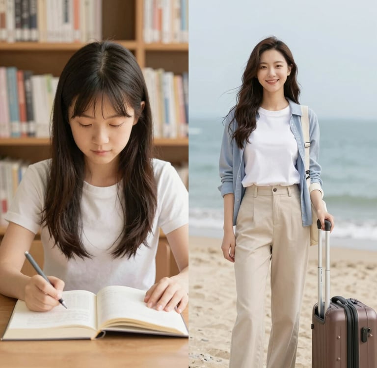 A person standing at a crossroads, looking thoughtful and contemplative.