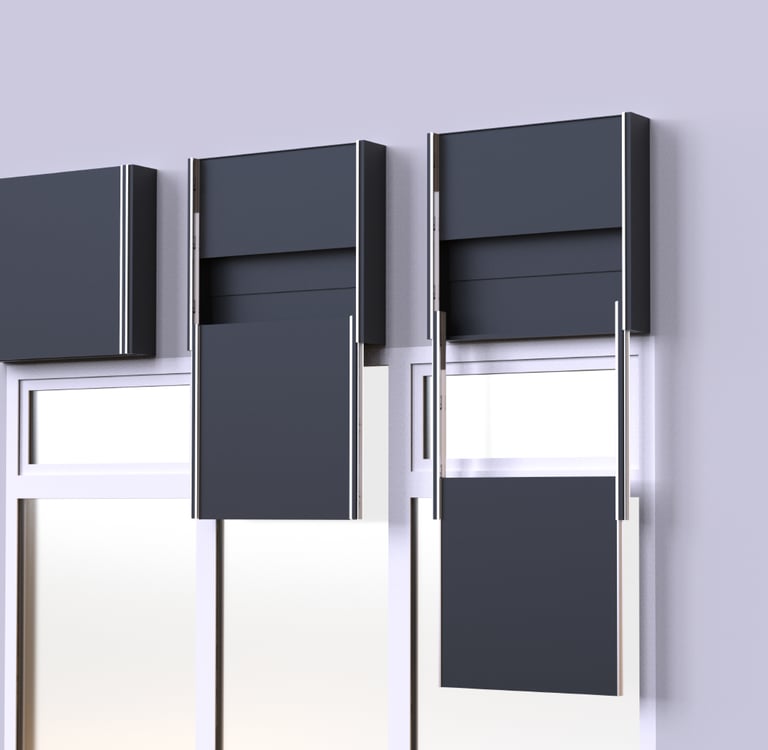 sistema descensor doble para televisor