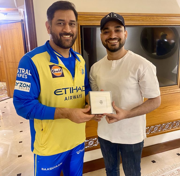 MS Dhoni & Sushmit Kishore