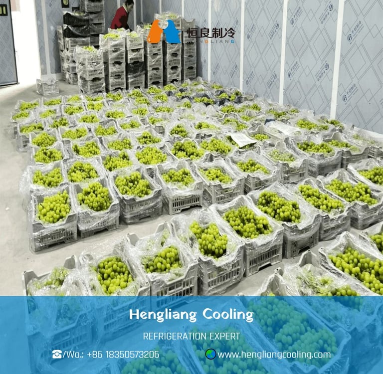 fruit and vegetable cold room for fresh produce storage