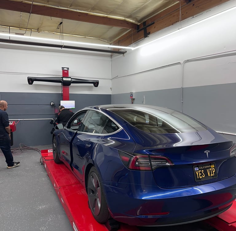 4-wheel alignment Tesla Model 3