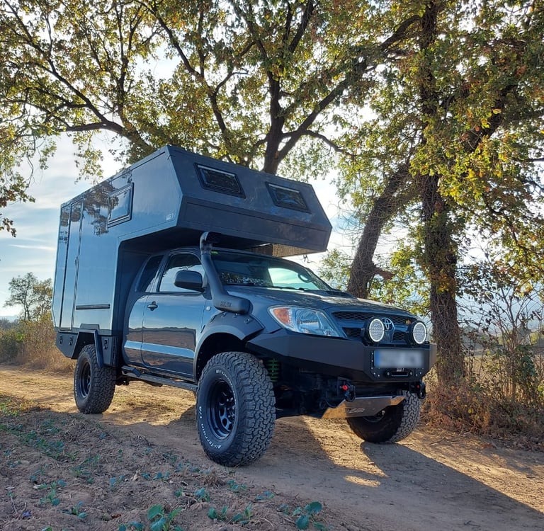 célula camper fija para pick-up 4x4