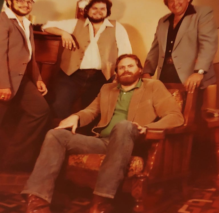 Clark Wiseman (Seated) joins The Harmony Brothers