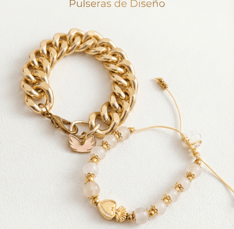 pulsera de eslabones de cadena de oro