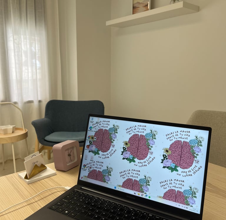 Foto realizada desde mi silla en mi consulta de psicología