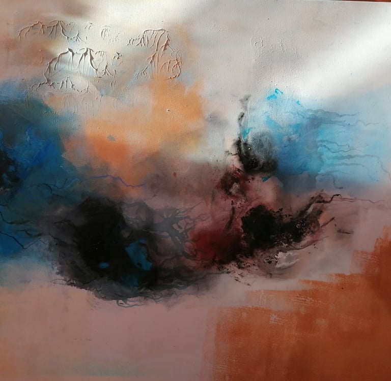 Sunlights/soldout /70x100/mixed media
