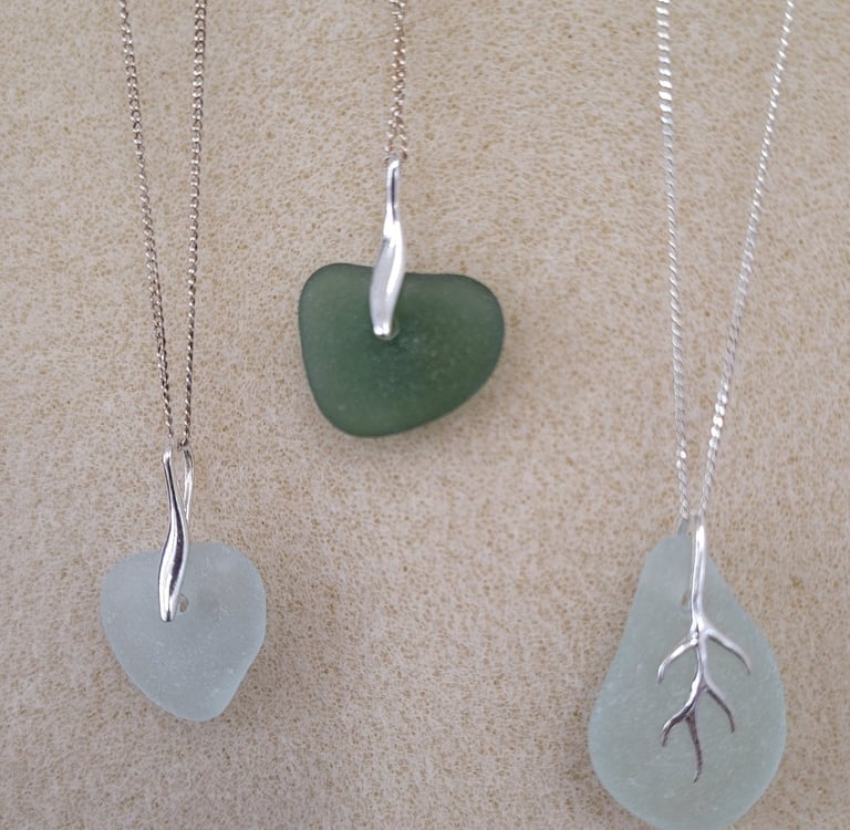 Jane Carpenter seaglass necklaces