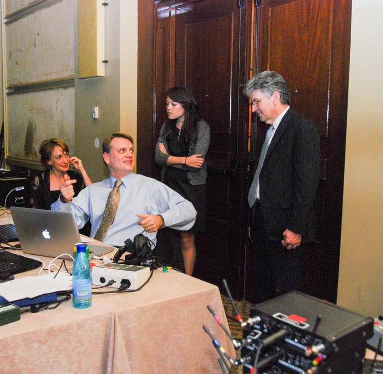 MindWorks production team including Greg Rowland