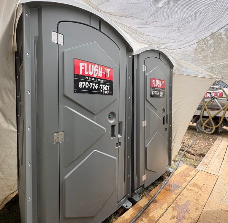 Porta potty Hot Springs
