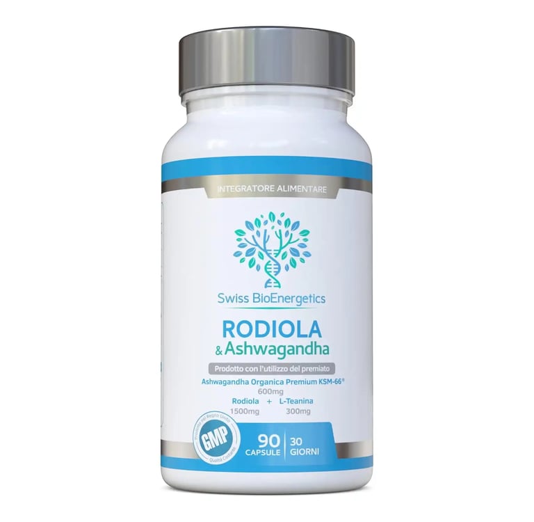 RODIOLA & ASHWAGANDHA Performa Specialists by Dott. Alessandro Rossin