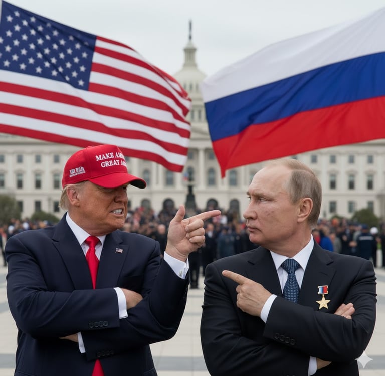 AI generated image of trump and putin