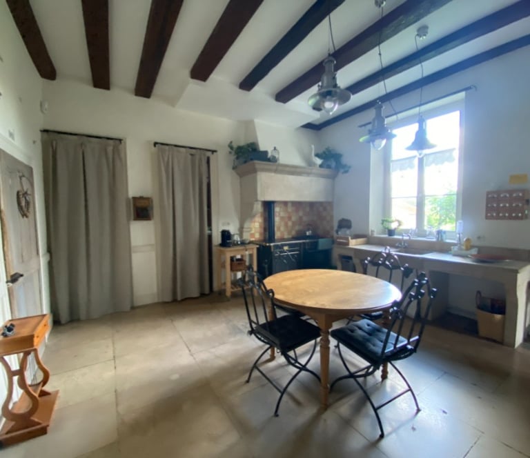 Die alte Küche des Maison de Maître, Herrenhaus