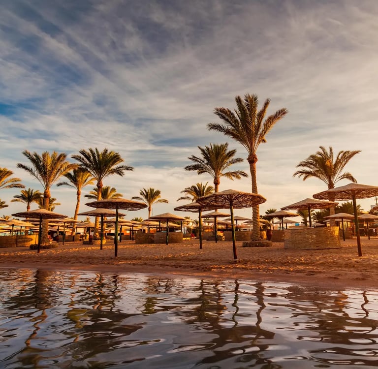 Highest rental yield areas in Hurghada Egypt showing top real estate investment zones