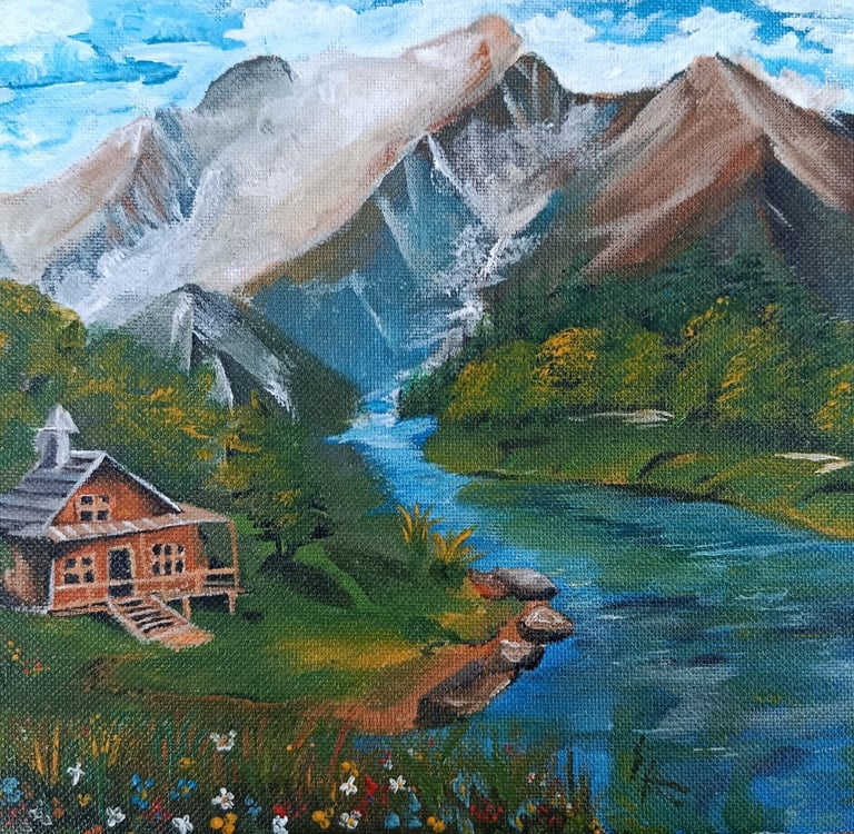 Serenity over the valley - LUCKY MAINGI