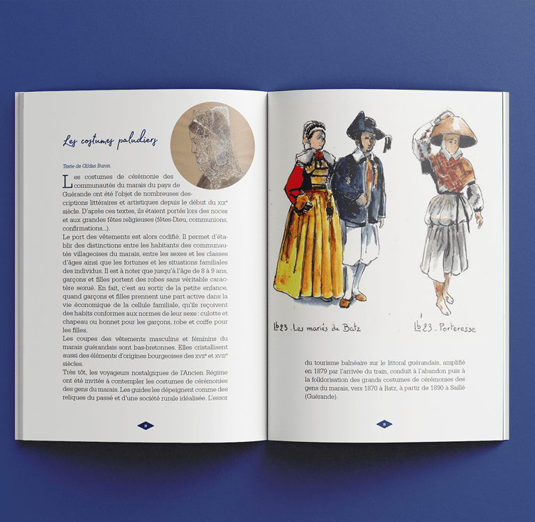 Costume des paludiers à Batz-sur-mer
