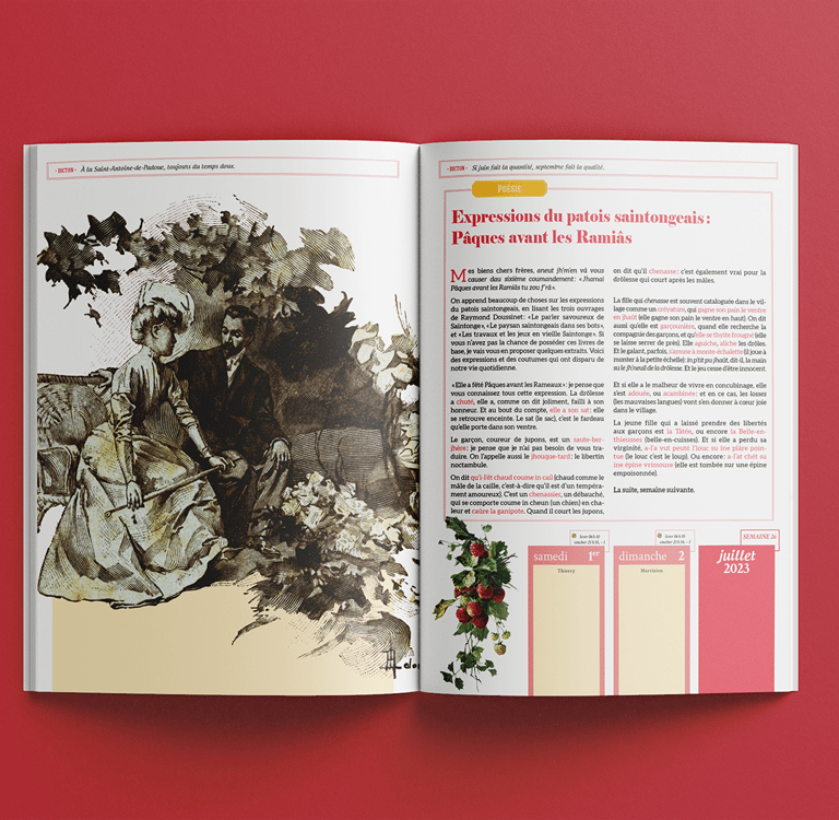 Le Grand Almanach des Charentes : le patois