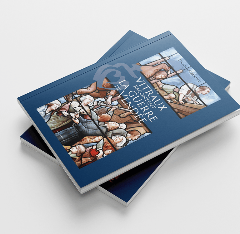 Les vitraux racontent la guerre de Vendée