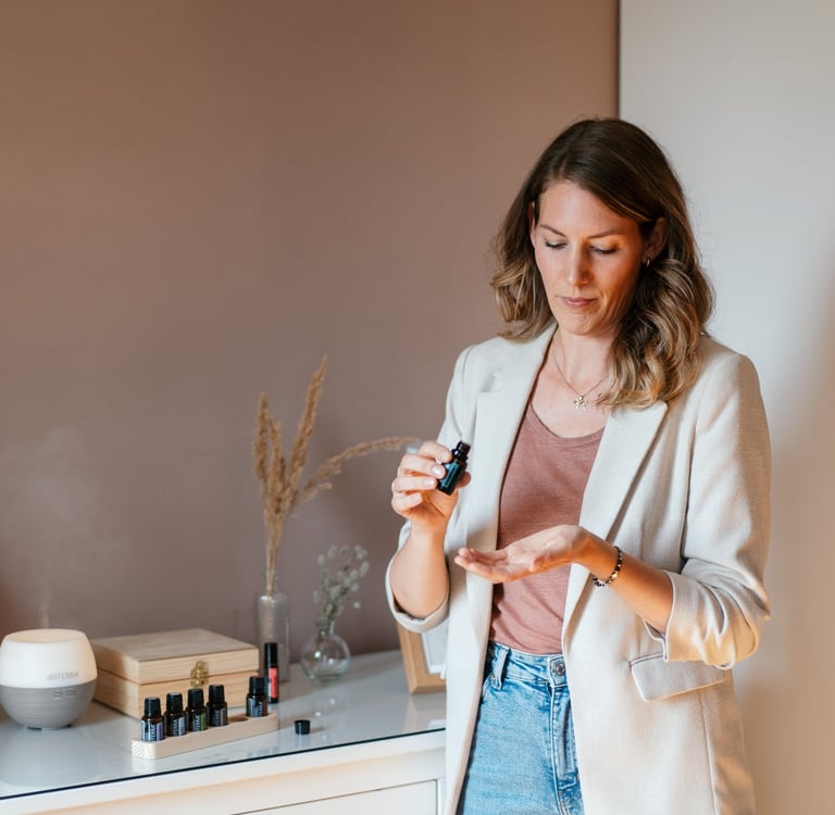Anwendung ätherischer Öle über den Geruchssinn – bewusste Aromawahrnehmung