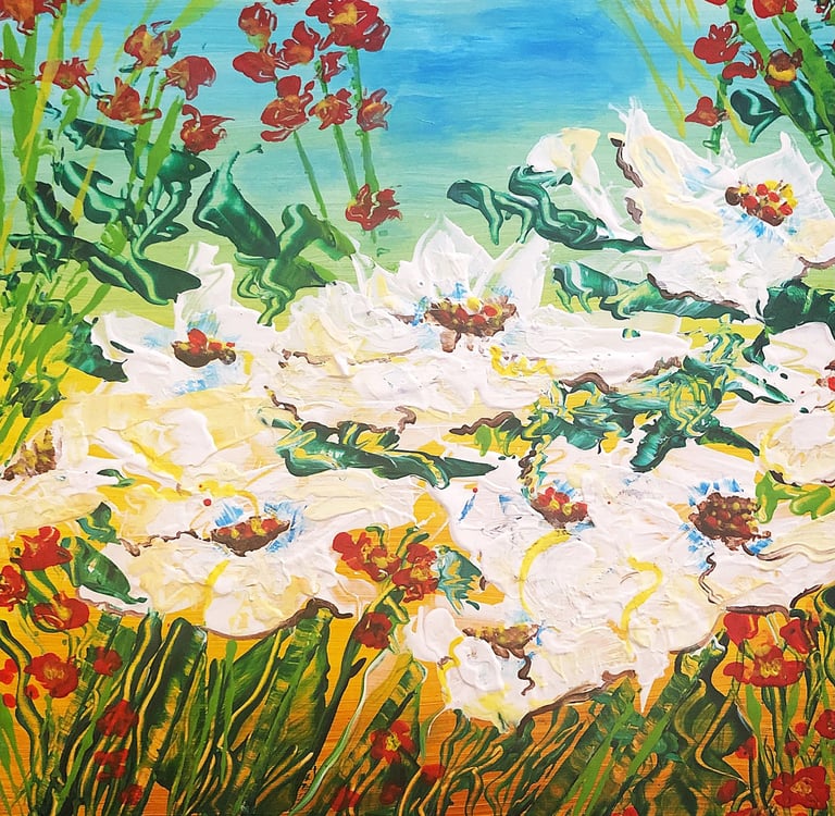 Sample picture of an unframed work linking to the unframed paintings collection.