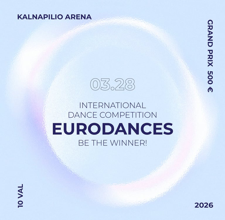 Eurodances, 2026, Eurodances 2026, registracija, registration