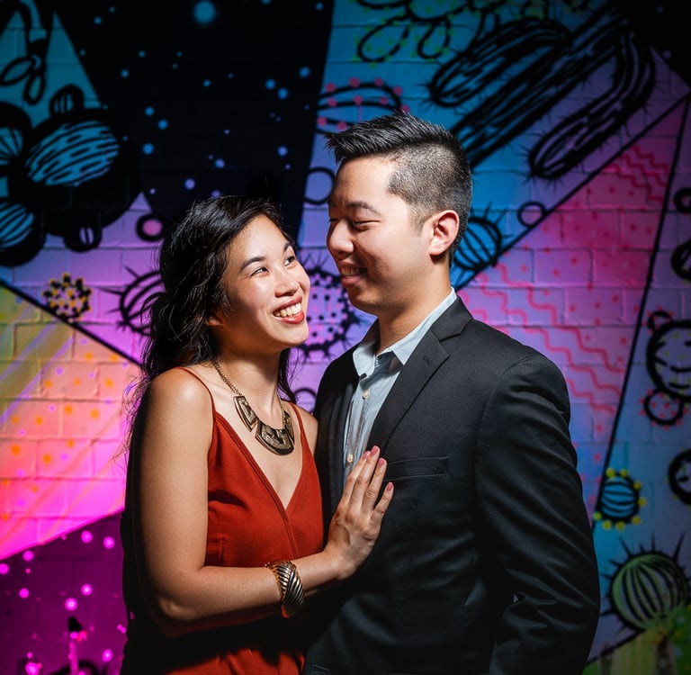 Chinese Engagement Session Austin TX