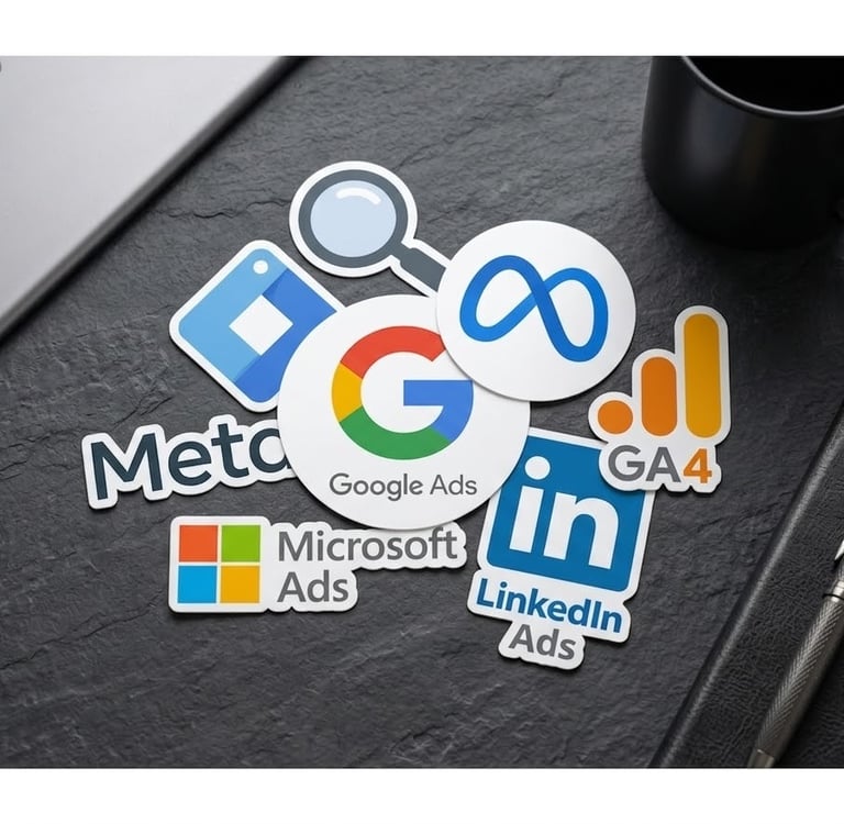logos of ppc marketing channels